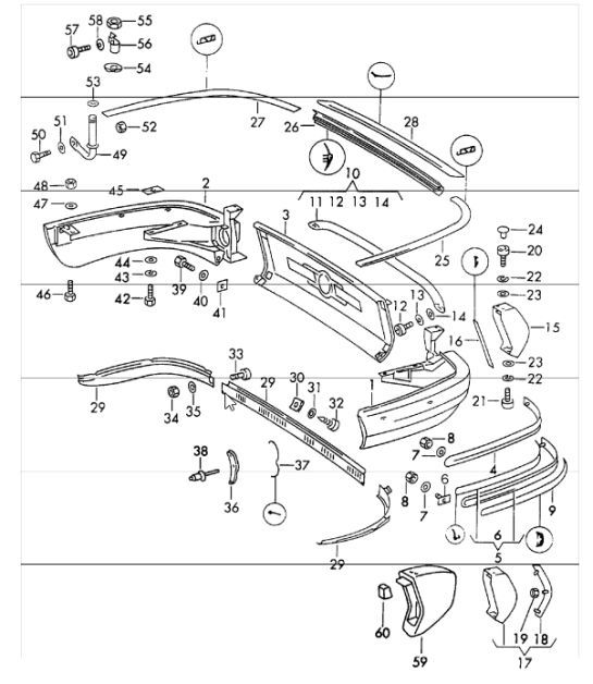 Diagram 802-05 Porsche 944 (1982-1991) 