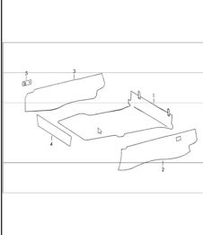 Interior equipment front 911 1970-73
