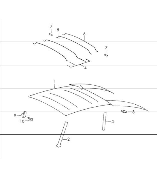 Diagram 807-06 Porsche 991 (911) MK1 2012-2016 Body