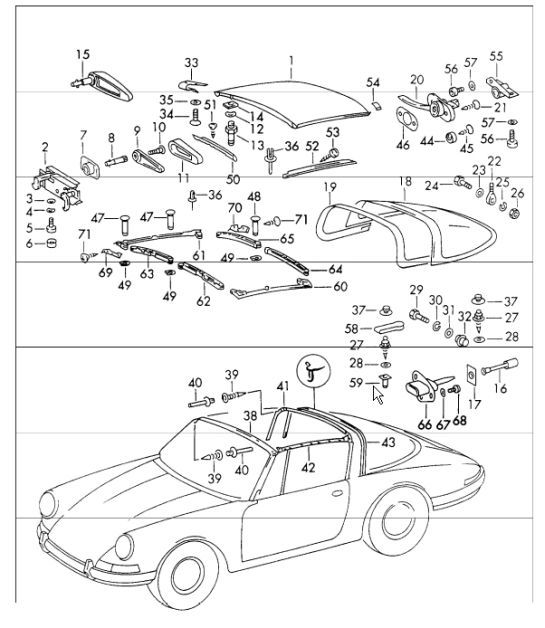 Diagram 811-05 Porsche Macan (95B) MK1 (2014-2018) Body