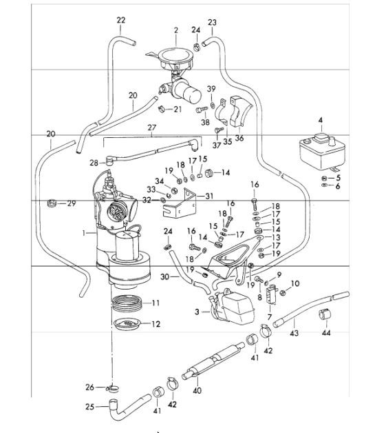 Diagram 813-05 Porsche Boxster 986 2.7L 2003-04  车身