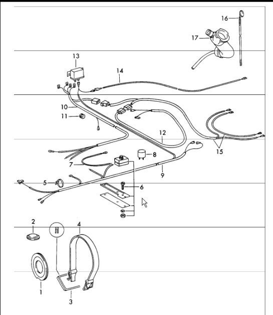 Diagram 813-70 Porsche 964 (911) (1989-1994) Body