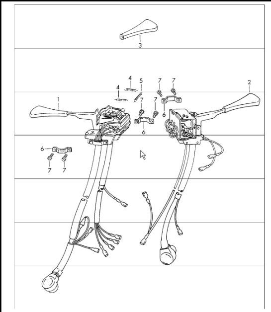 Diagram 903-20 Porsche Cayman 718C (982C) 2017>> Electrical equipment