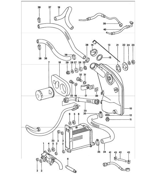 Diagram 104-00 Porsche 993 (911) C2S 1994-97 Motor