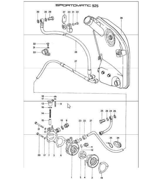Diagram 104-20 Porsche Panamera 4S V8 4.8L 