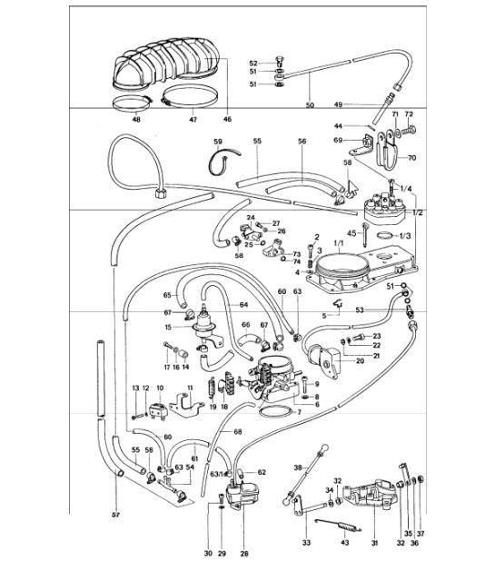 Diagram 107-00 Porsche 911 & 912 (1965-1989) Engine