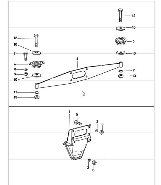 Diagram 109-00 Porsche 991 (911) MK2 2016-2019 Engine