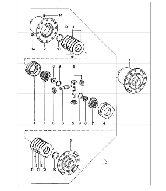 Limited-slip differential 911 1974-77