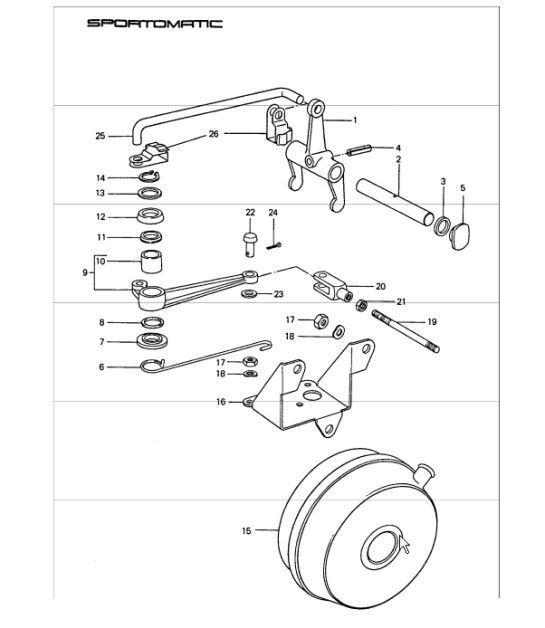 Diagram 307-00 Porsche Boxster 718 (982) 2017>> Transmission