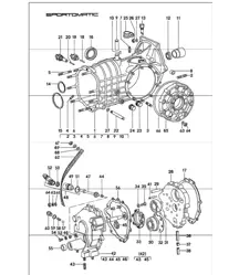 Replacement transmission, transmission case 911 1974-77 SPM
