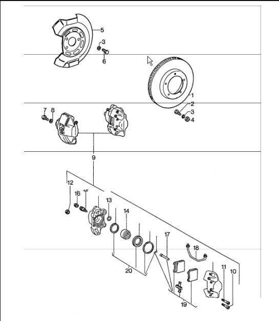 Diagram 602-00 Porsche 9J1.1 Taycan 2020-24 