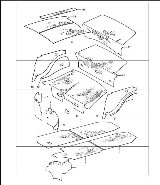 Diagram 807-20 Porsche 997 (911) MK1 2005-2008 Body