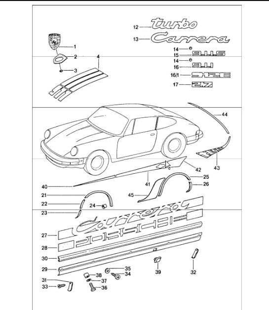 Diagram 810-00 Porsche 992 Speedster 4.0L 