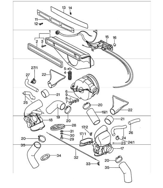 Diagram 813-00 Porsche Boxster S 718 2.5L Manual (350 CV) Carrocería