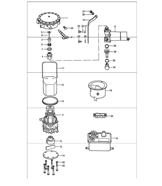 Diagram 813-25 Porsche 356 (1950-1965) Body