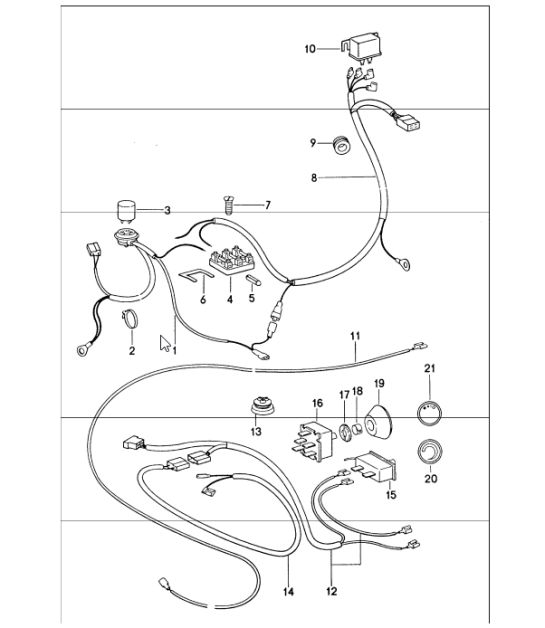 Air conditioner, electrical components 911 1974-77