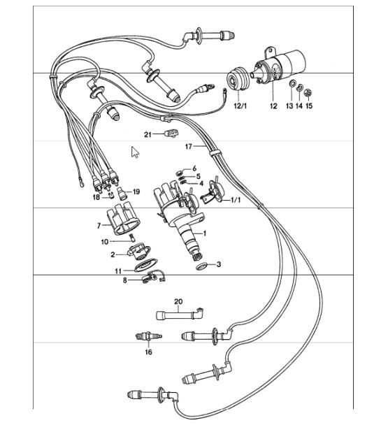 engine electrics 911 1974-77