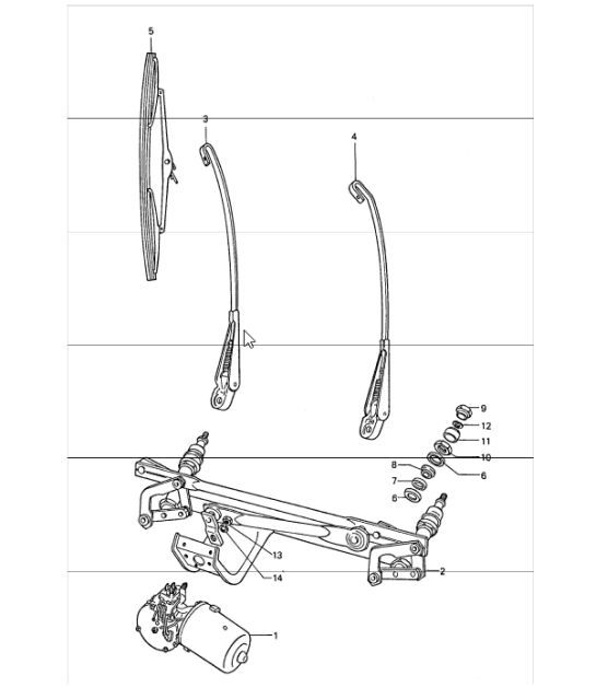 Diagram 904-00 Porsche 356 (1950-1965) Electrical equipment