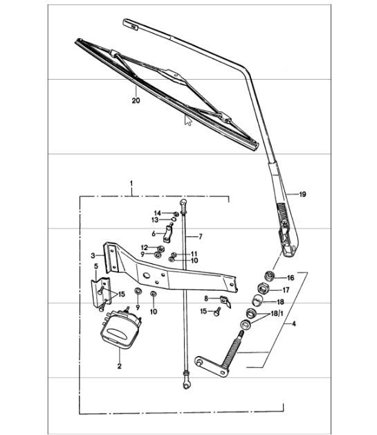 Diagram 904-05 Porsche Macan (95B) MK1 (2014-2018) Electrical equipment