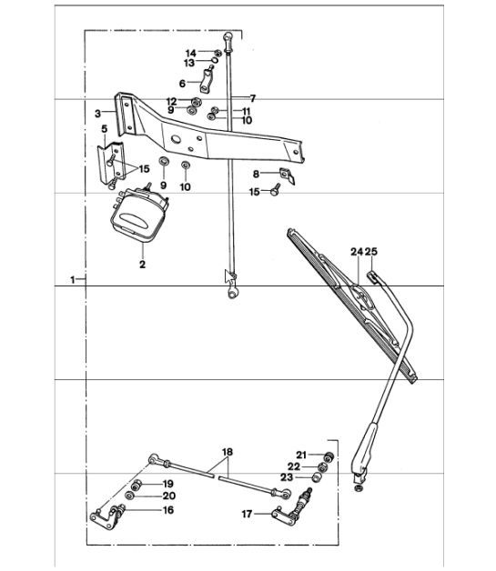 Diagram 904-10 Porsche 356 (1950-1965) Electrical equipment