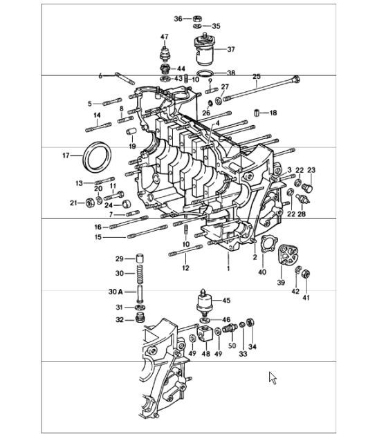 Diagram 101-10 Porsche Cayman 718 (982) 2017>> Motor