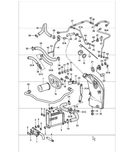 Diagram 104-00 Porsche 卡宴 9PA (955) 2003-2006 引擎