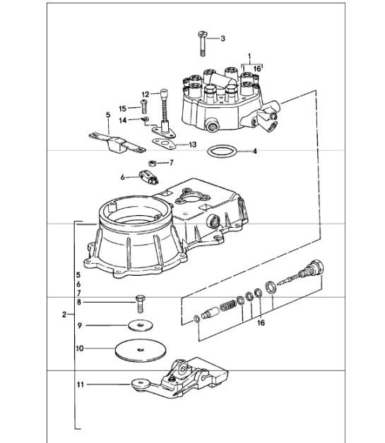 Diagram 107-05 Porsche 911 & 912 (1965-1989) Engine