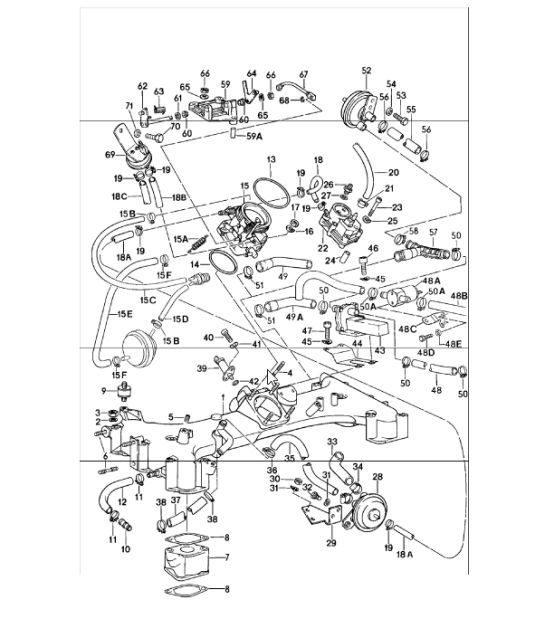 Diagram 107-20 Porsche Macan (95B) MK1 (2014-2018) Engine