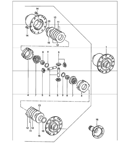 limited-slip differential 911 1978-83