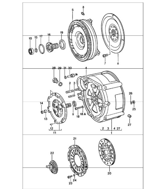 converter, converter housing SPM - G 925/16 - 911 1978-83