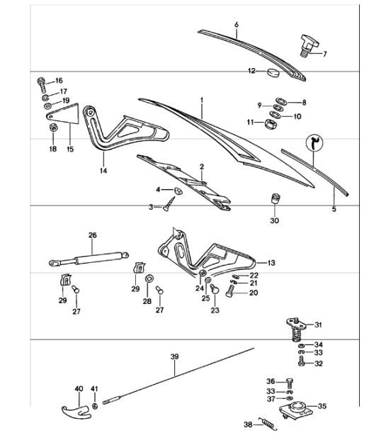 Diagram 803-05 Porsche Macan (95B) MK1 (2014-2018) Body