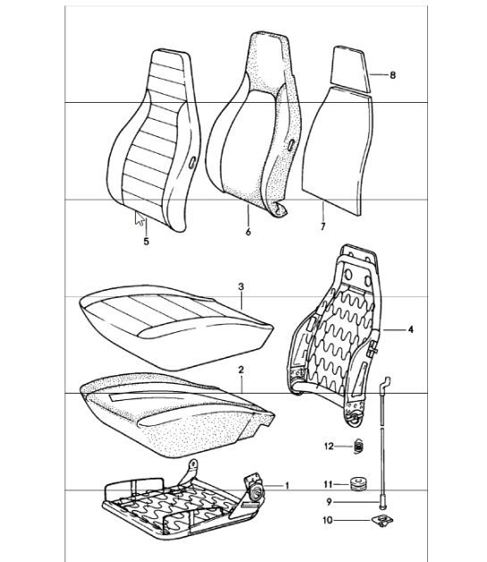 Diagram 808-05 Porsche 997 MKII Carrera C2S 3.8L 2009-12 Body