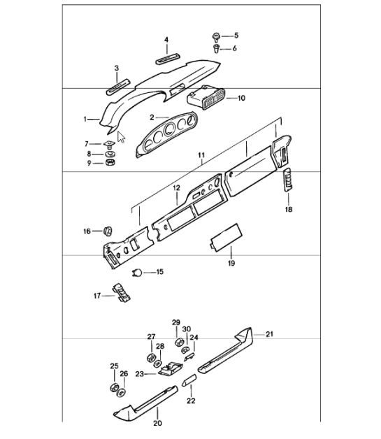 Diagram 809-00 Porsche Boxster 986 2.7L 2003-04 Body