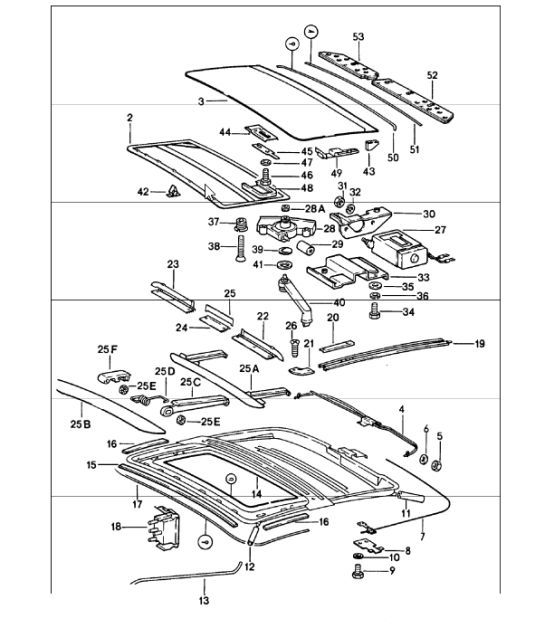 Diagram 811-00 Porsche Macan (95B) MK1 (2014-2018) Body
