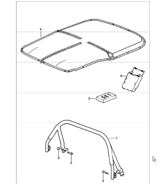 Diagram 811-11 Porsche Boxster 718 (982) 2017>> Body