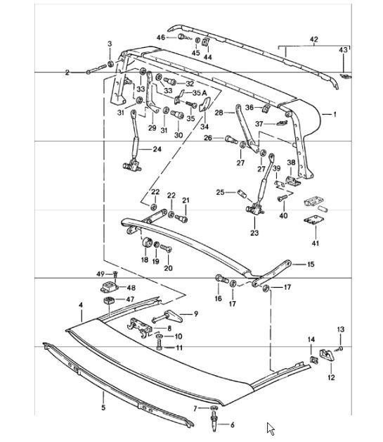 Diagram 811-12 Porsche 911 & 912 (1965-1989) Body