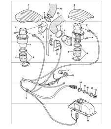 additional blower 911 TURBO 1983 onwards