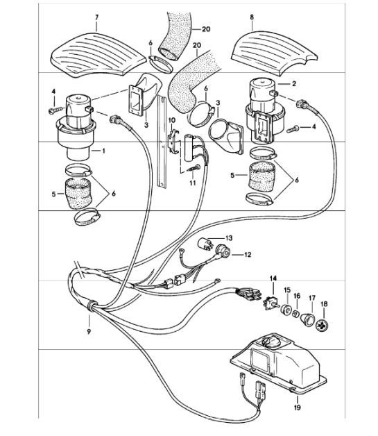 Diagram 813-02 Porsche 911 & 912 (1965-1989) Body