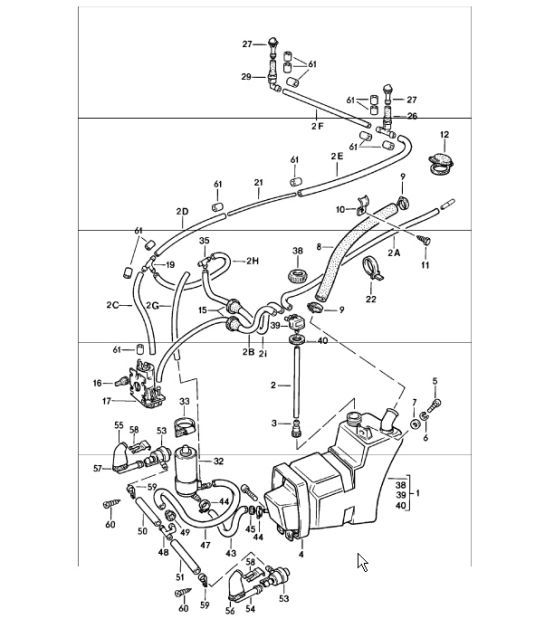 Diagram 904-15 Porsche Macan (95B) MK1 (2014-2018) Electrical equipment