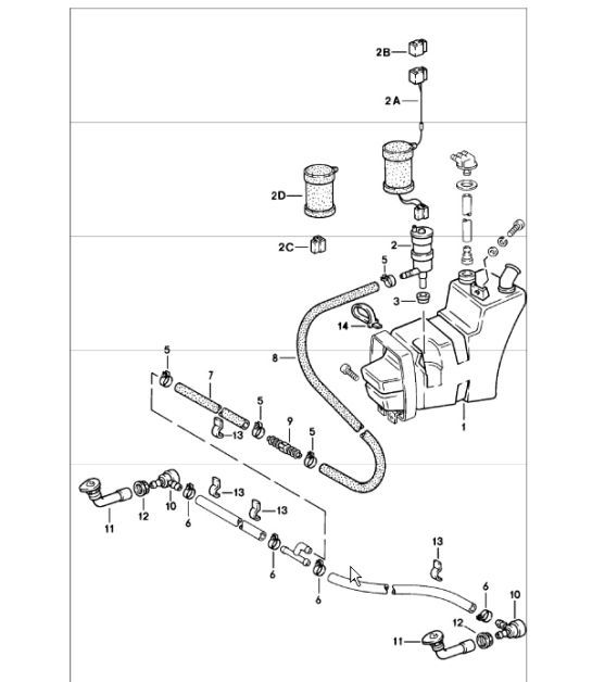 Diagram 904-20 Porsche Macan (95B) MK1 (2014-2018) Electrical equipment