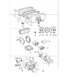 interior lights, fog headlamp 911 1978-83