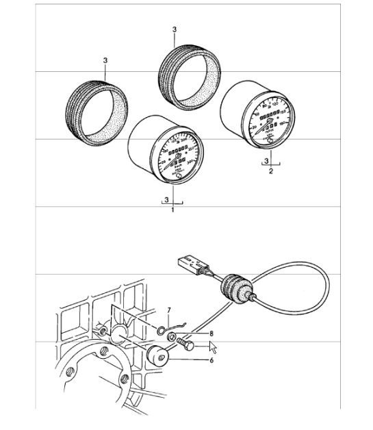 Diagram 906-05 Porsche Boxster 718 (982) 2017>> Electrical equipment