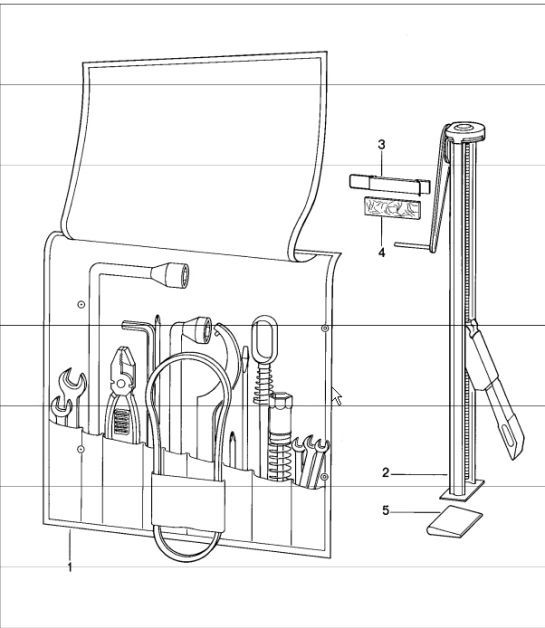 Diagram 001-00 Porsche Macan (95B) MK1 (2014-2018) Accessories & others 