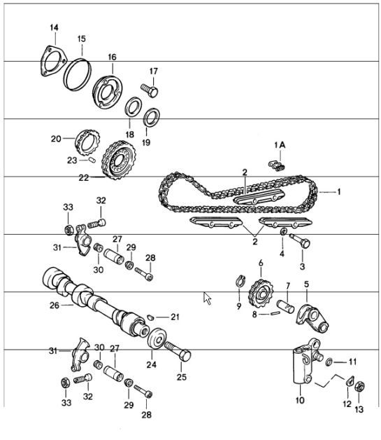 Diagram 103-10 Porsche Macan (95B) MK1 (2014-2018) Engine