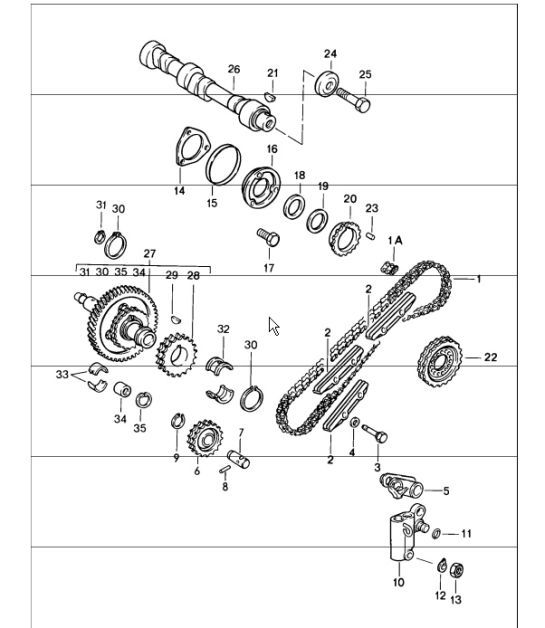 Diagram 103-15 Porsche 911 & 912 (1965-1989) Engine