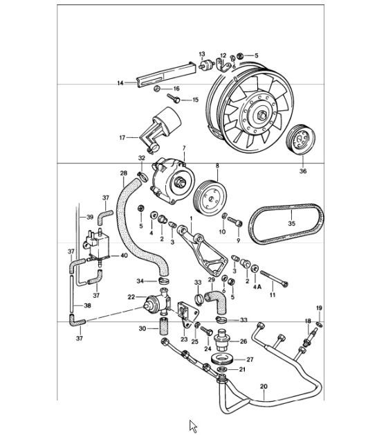 Diagram 108-00 Porsche Cayenne MK3 (958) 2010-2017 