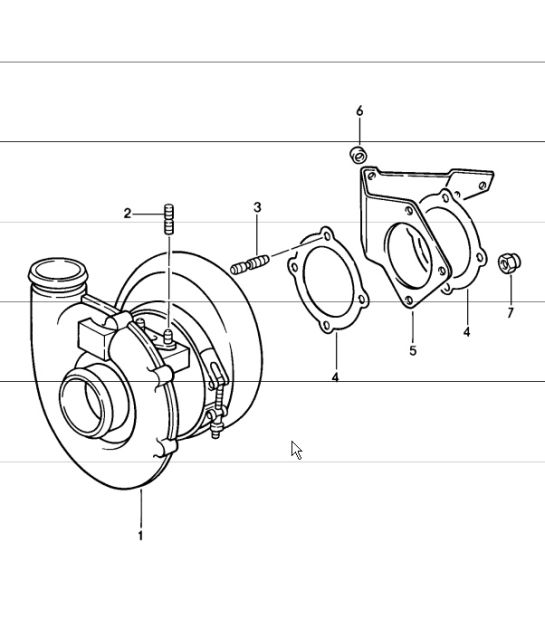 turbocharger 911 TURBO 1984-86