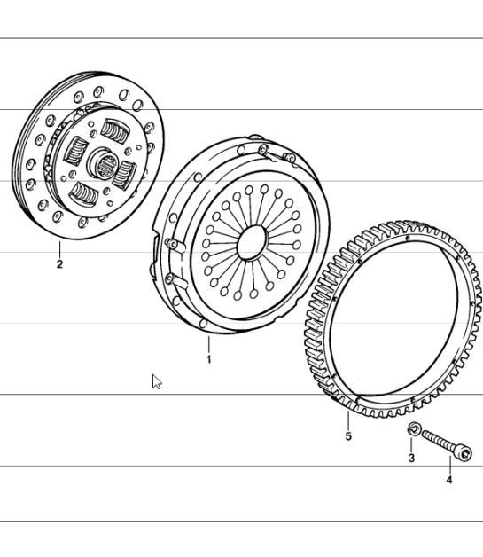 Diagram 301-00 Porsche 991 (911) MK2 2016-2019 Transmission