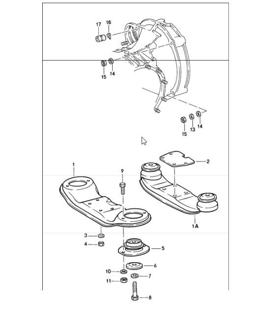 Diagram 306-00 Porsche Macan (95B) MK1 (2014-2018) Transmission