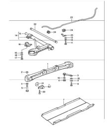 front axle stabiliser 911 1984-86